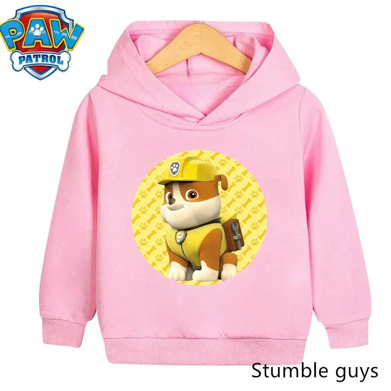 Paw Patrols Hoodie Kids Sweatshirt Cute Anime Hoodie Cashmere Boys Clothes Girls Tops Pokemoned Clothes