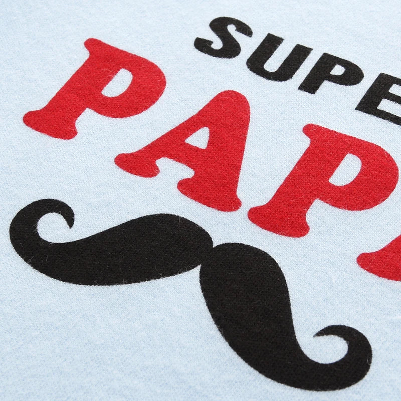 2-Piece Set Baby Short Sleeve Triangle Bodysuits I Love Dad I Love Mom' Design Holiday Infant Clothing Newborn Boy Girl Outfits