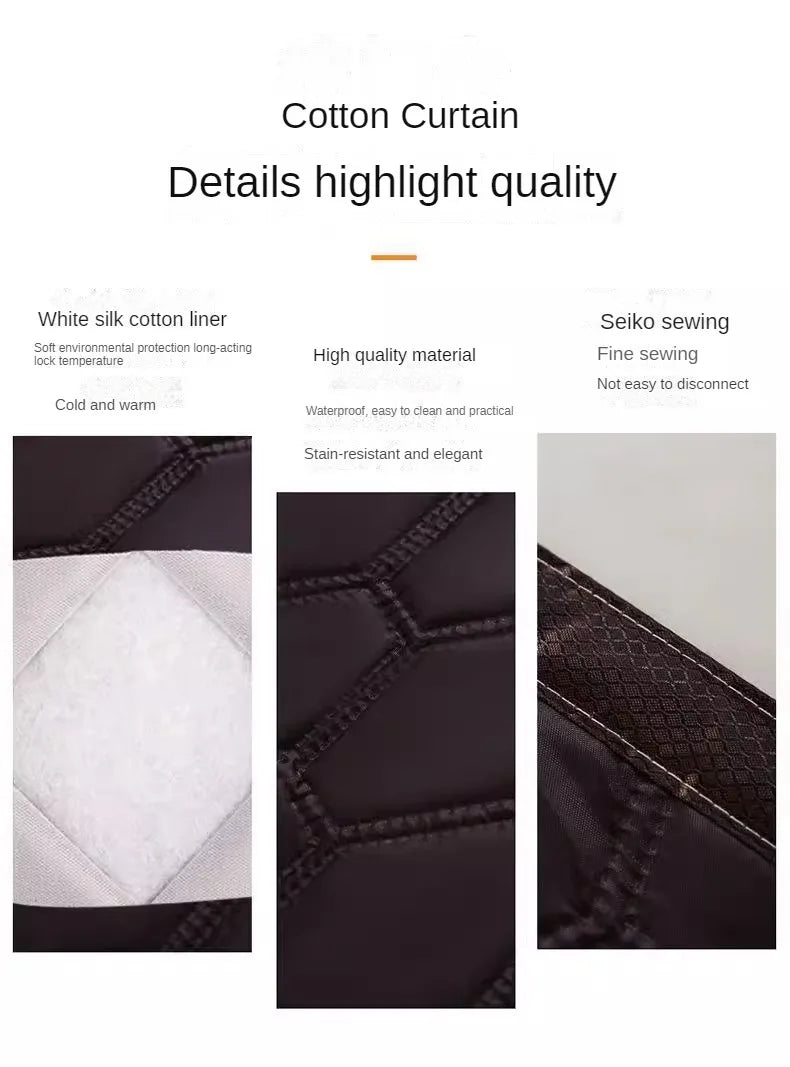 Winter Door Curtains Sound Insulation Air Conditioning Household Warmth Insulation,cold Air Insulation, Environmental Protection