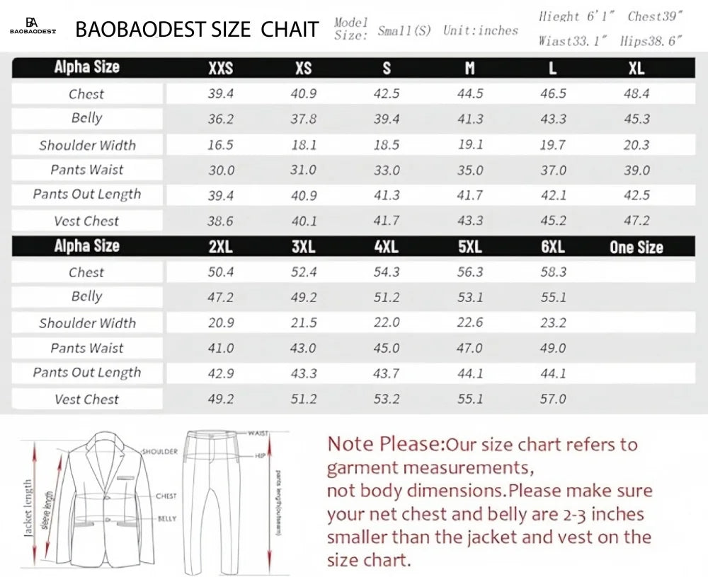 Ensemble de costume 2 pièces veste a col fendu