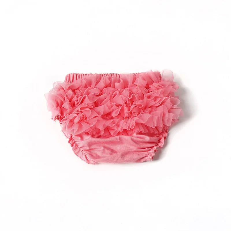 New Summer Shorts for Baby Girl Solid Color White Pink Yellow Grey Red Underpants Mesh Elastic Waist Children's Clothing E1200