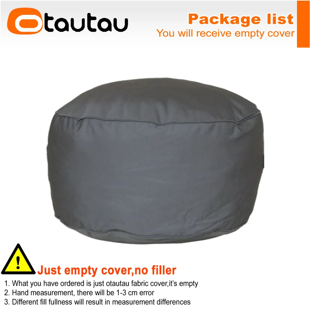 OTAUTAU Outdoor Oxford Bean Bag Lounger Cover Swim Pool Float Sofa Bed Pouf SF508【No Filler!Need To Buy Filler By Yourself !】