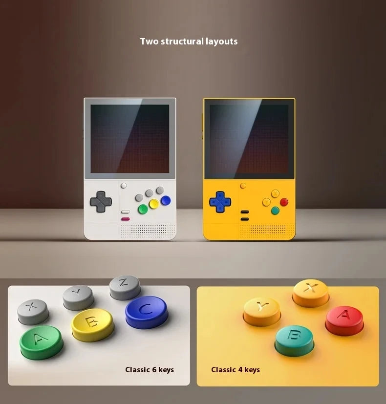 Retroid Pocket Classic Game Console 1240*1080 AMOLED 500Nits 3.92" Screen Custom 6 Keys 5000mAh Retro Handheld Game Console