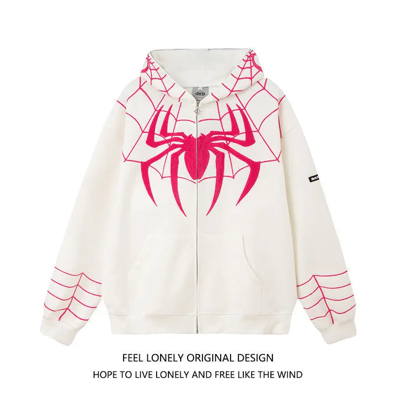 Anime Marvel Spider Man Hoodie 3D Digital Printing Hoodie Fashion Hip Hop Sweatshirt Zipper Top Women'S Coat Couple Holiday Gift