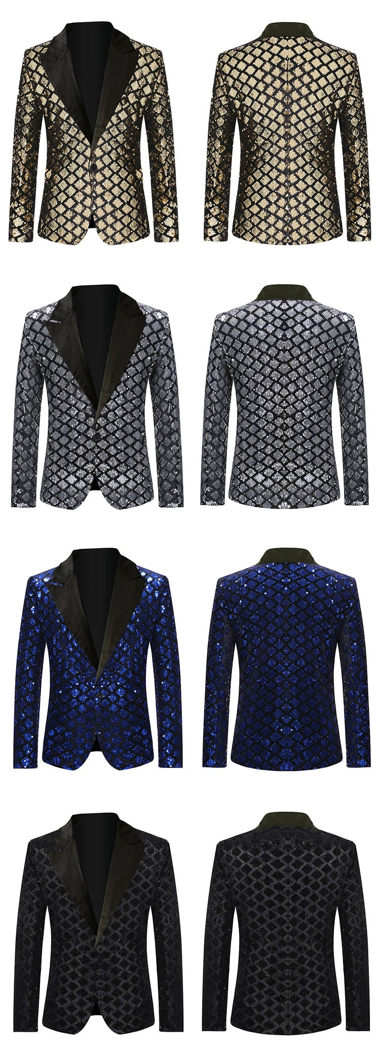 veste de conception a paillettes