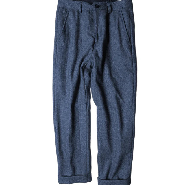Pantalon de costume en laine style rétro