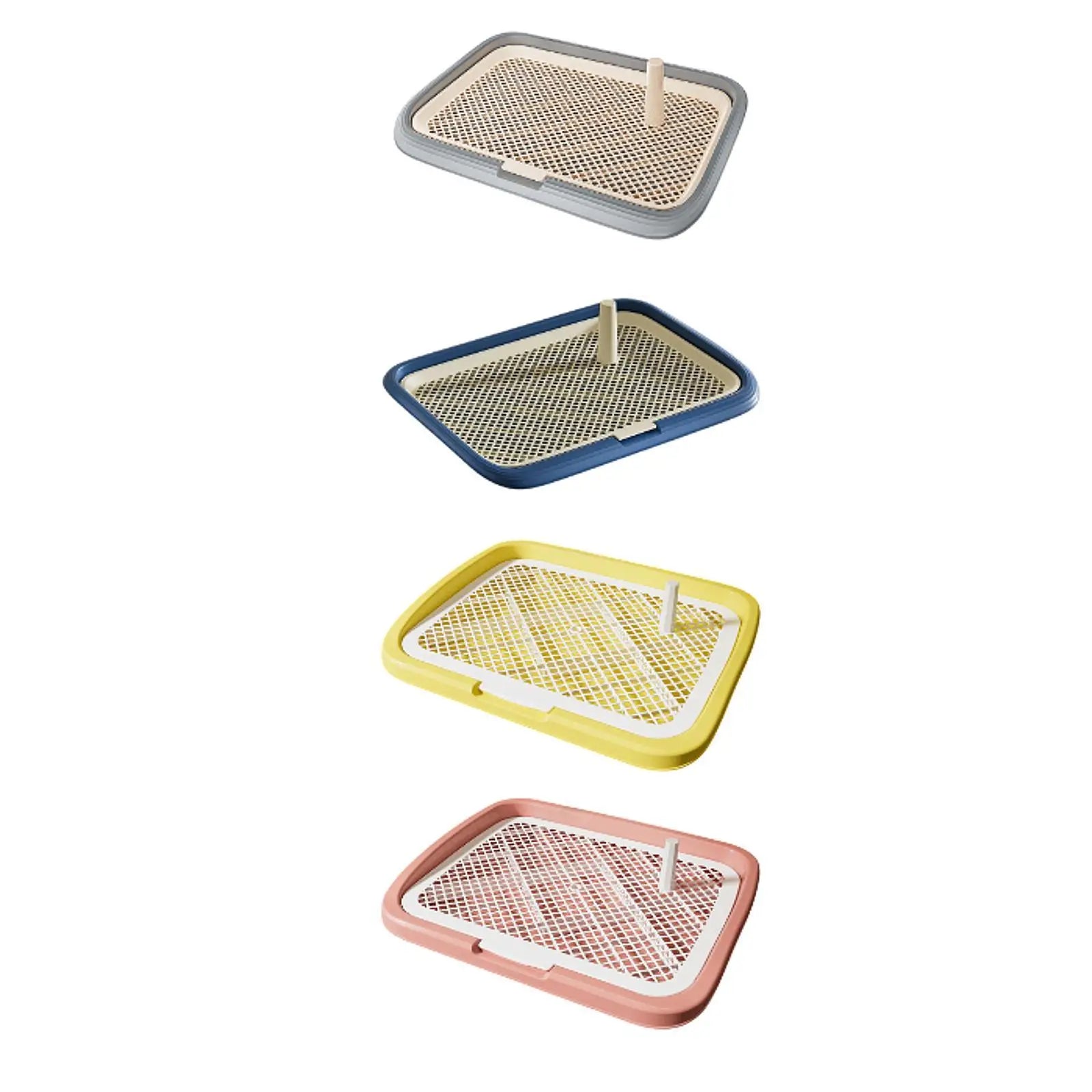Mesh Grids Toilet Reusable Indoor Outdoor Splashproof Puppy Pee Pad Holder Training Tray Dog Potty for Dogs and Cats Puppy