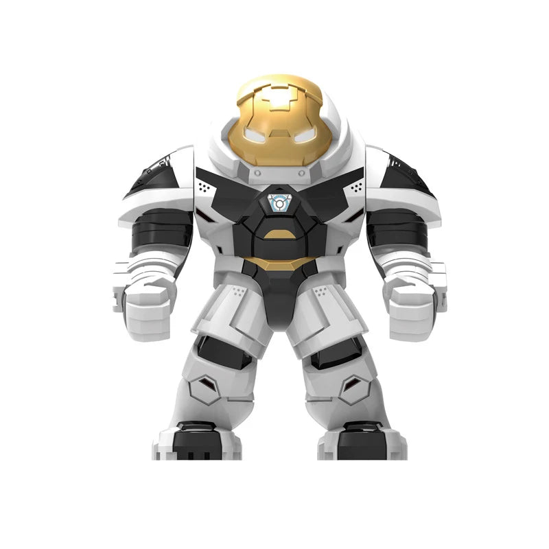 Hot Marvel movie Avengers DIY superhero 3D model character set building block assembly toy children's birthday gift boy girl