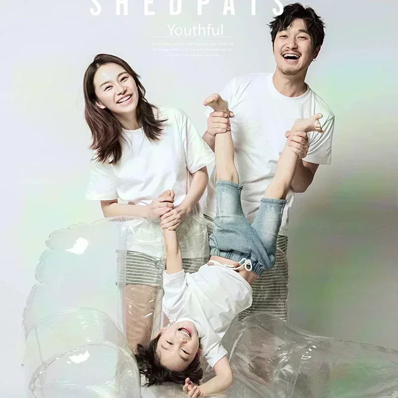 Marvel Printed Cotton TShirt Spider Man Celebrate Birthday Graphic Summer Autumn Family Matching Outfits Parent-child Unisex Tee