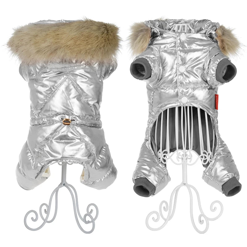 Dog Clothes for Small Medium Dogs Cat Thicken Fleece Warm Puppy Solid Jacket Coat Waterproof Yorkshire Pug Chihuahua Pet Outfits