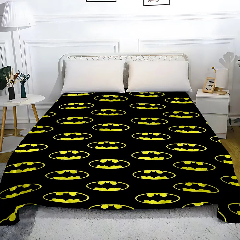 Bedding Adult Children Bed Sheet (no pillowcase) Droop Full Encirclement Mattress Anime For B-Batmans Cover Seasons Universal