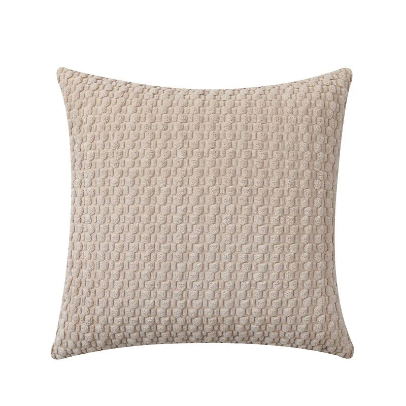 Decorative Sofa Pillow Cover Solid Soft Cushion Cover Home Pillowcase for Living Room Bedroom Sofa Decoration 45*45 50*50 40*40