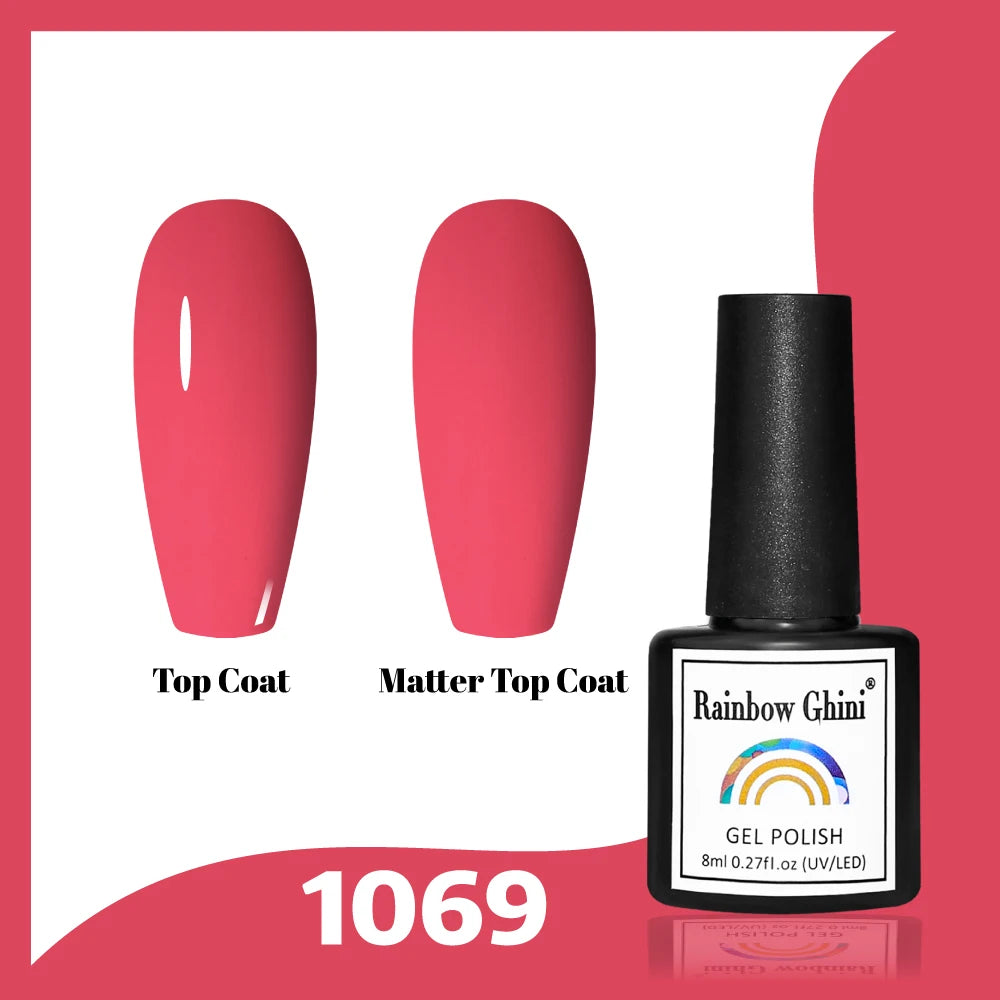 Gel Vernis à ongles semis permanents Paillettes 8Ml 150 couleurs