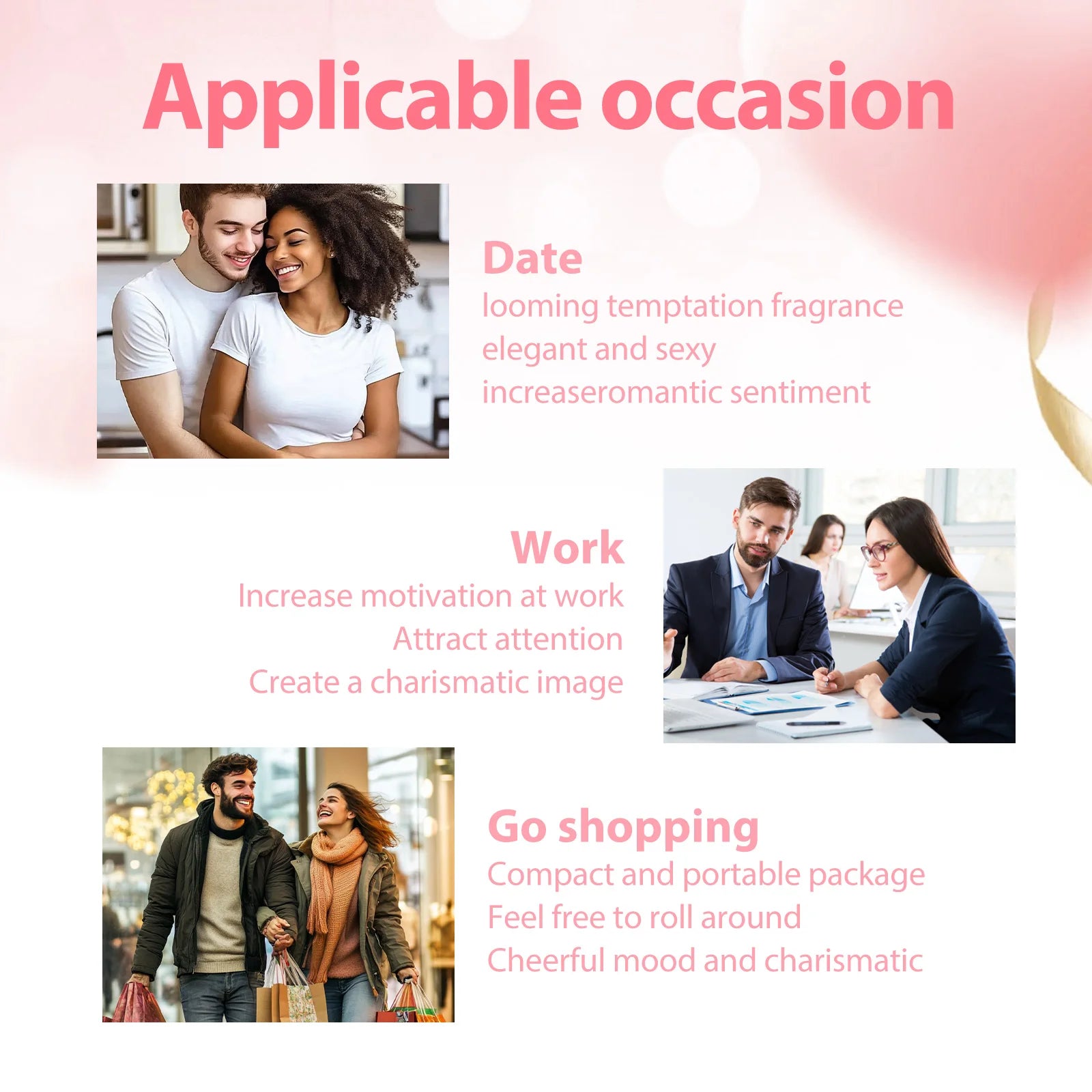 20ml Pheromone Perfumes Essential Oils for Car Long-Lasting Natural Scent Mood Boosting Air Freshener Travel Size