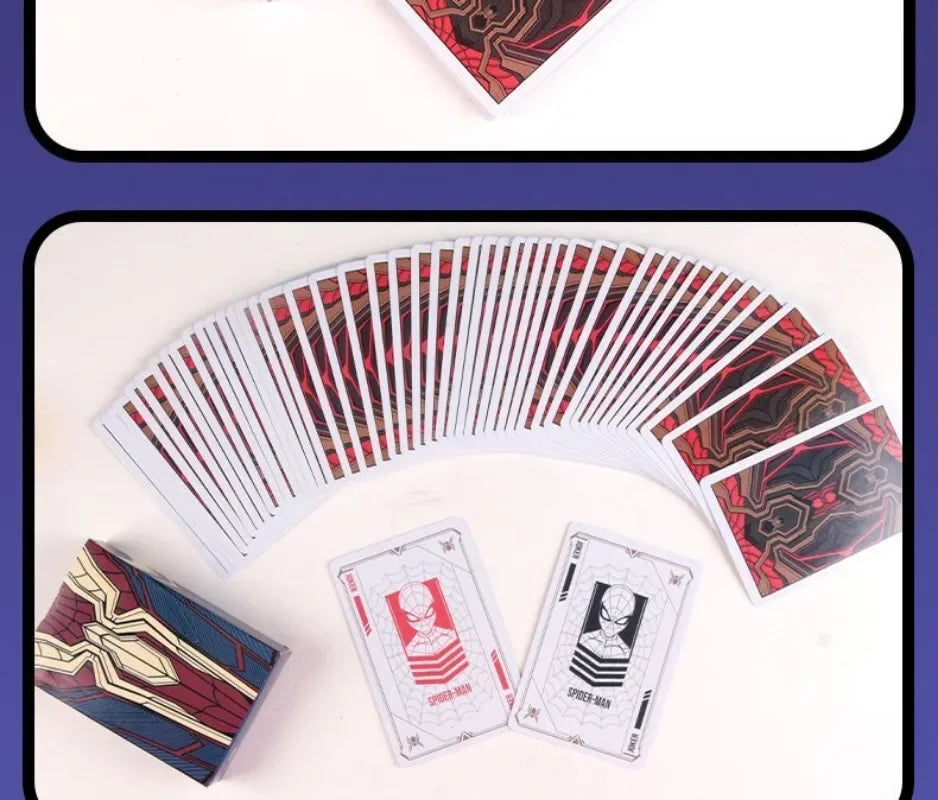 Marvel  Iron Man Spiderman Captain America Black Panther Darken Thor new high-looking and cool playing cards for men and women