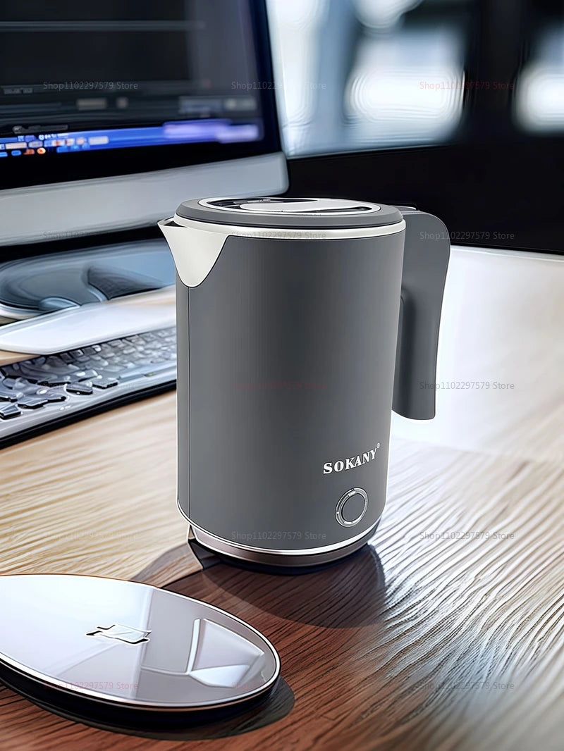 304 Stainless Steel Electric Kettle Portable 500ML Coffee Pot Electric Water Heater Teapot 600W Automatic Power Off kettle Home