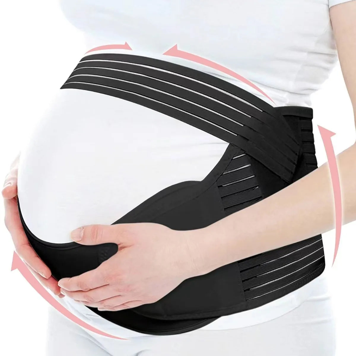 M/L/XLPregnant Women Support Belly Band Back Clothes Belt Adjustable Waist Care Maternity Abdomen Brace Protector Pregnant Women