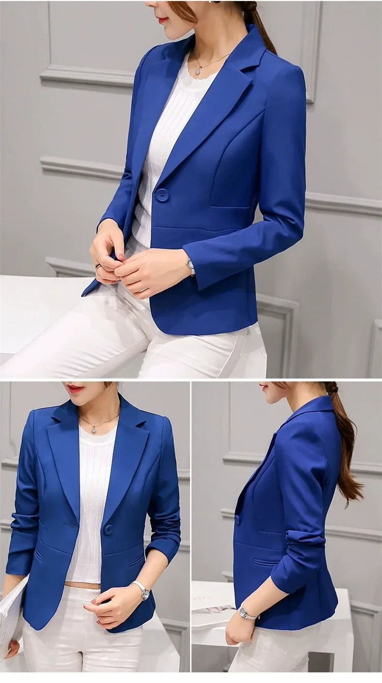 Slim Fit Women's Business Jacket Commuter StyleSmall Size Office Goddess Suit Top Casual ElegantChinese Fashion Coat