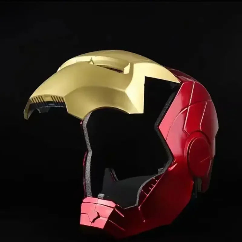Marvel Iron Man Electric Helmet Model 1:1 Scale Multi-Piece Manual Opening Luminous Toy for Adults And Children Cosplay Gift