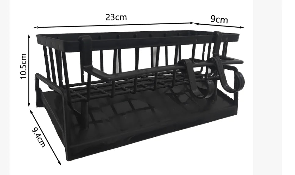 Kitchen Shelf Rag Storage Drainage Shelf No-Punch Storage Rack Home Spice Rack Sink Tap Sink Drainage Rack Kitchen Accessories