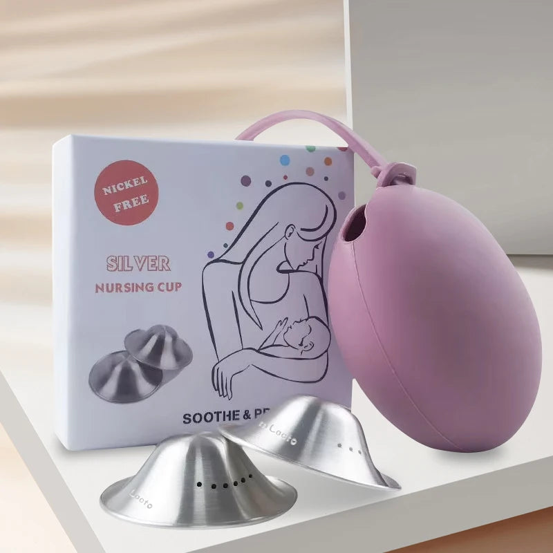 999 Silver Nursing Cups – Silver Nipple Shields for Breastfeeding Nipple cover Protector for Breastfeeding - Nipple Shield