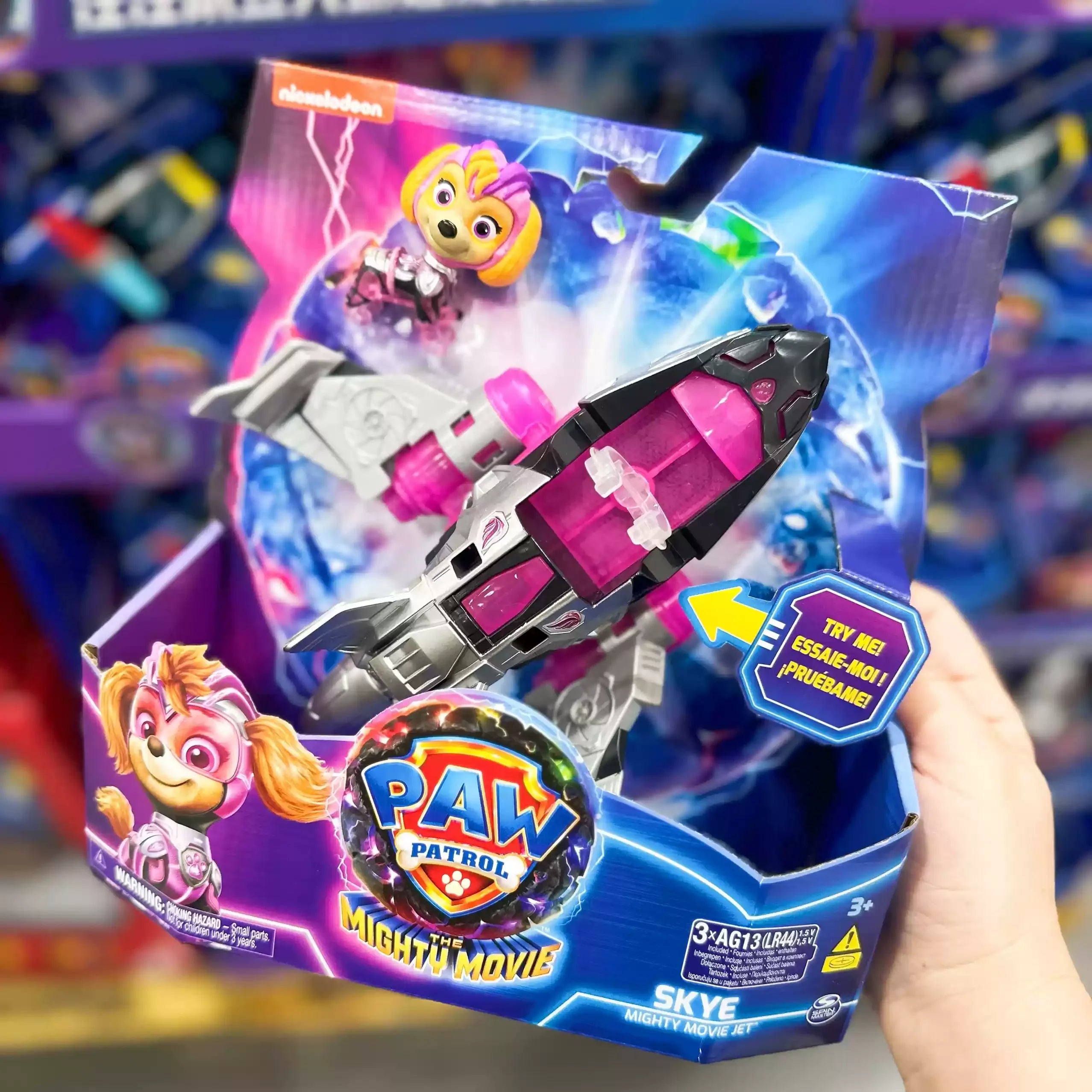 in stock Paw Patrol New Genuine Superpower Rescue Vehicle Chase Skye Marshall Deluxe Transforming Vehicle With Lights And Sounds