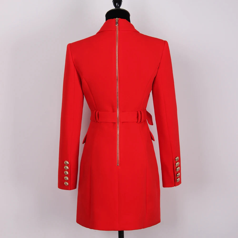 Suit Skirt Spring And Autumn New Temperament Ladies High-quality Waist And High Goddess Professional Suit Dress Jacket Female