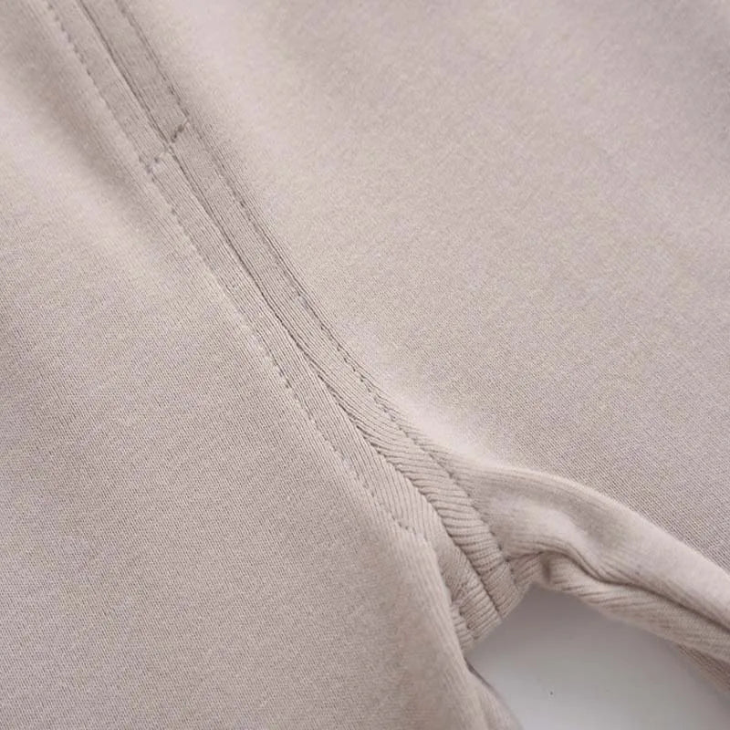 Newborn Baby Pants Boy Girl Cotton Leggings 0 To 12 Months Spring and Autumn High Waist Solid Color Foot Binding Trousers