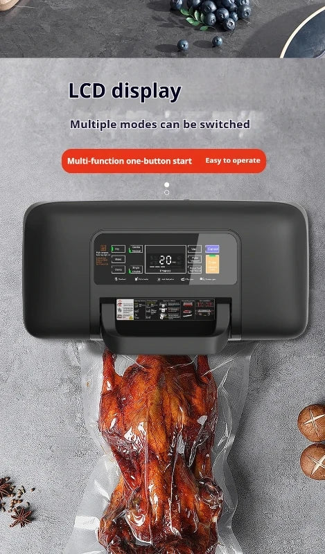 sv639Vacuum Packaging Machine Fully Automatic Double Sealing Large Suction Sealing Machine Long-lasting Freshness Preservation