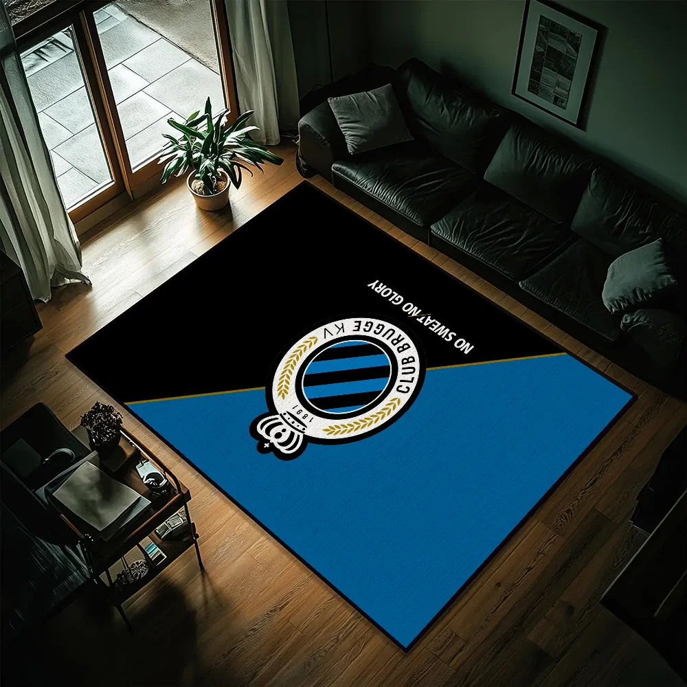 Club B-BruggeS K-KV Door Mat Entrance Non-slip Washable Kitchen Carpet Living Room Hallway Rug Bathroom Decoration