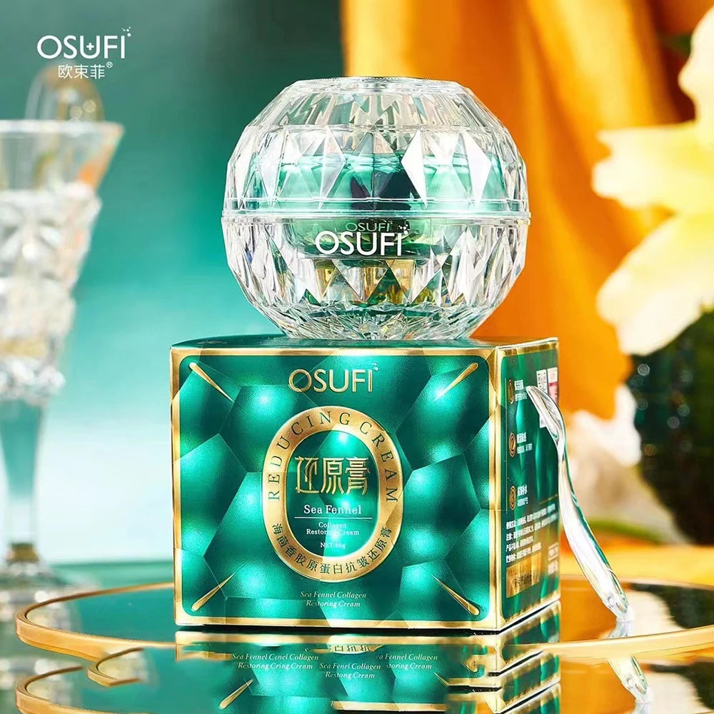 OSUFI Collagène Raffermissant Lifting Crème Rebondissante Lifting Beauté Crème pour le visage Crème pour les soins de la peau Réduire les ridules .