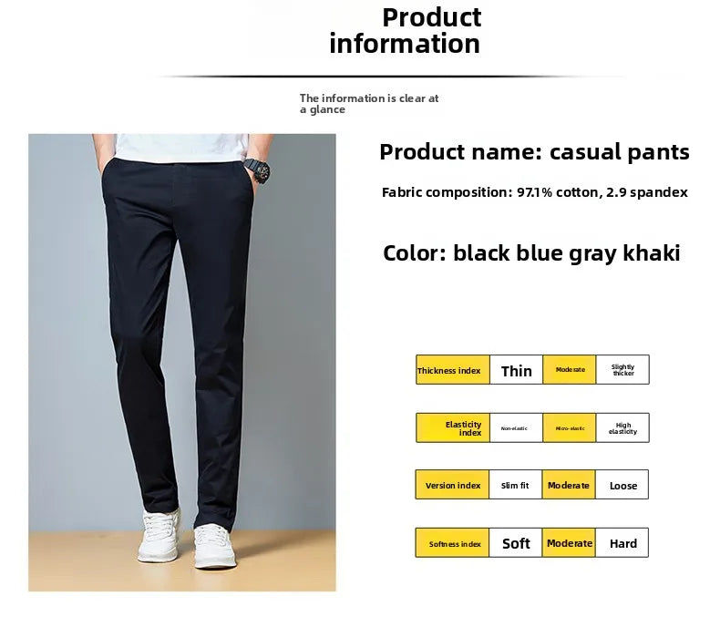 Pantalon décontracté Coton de qualité supérieure