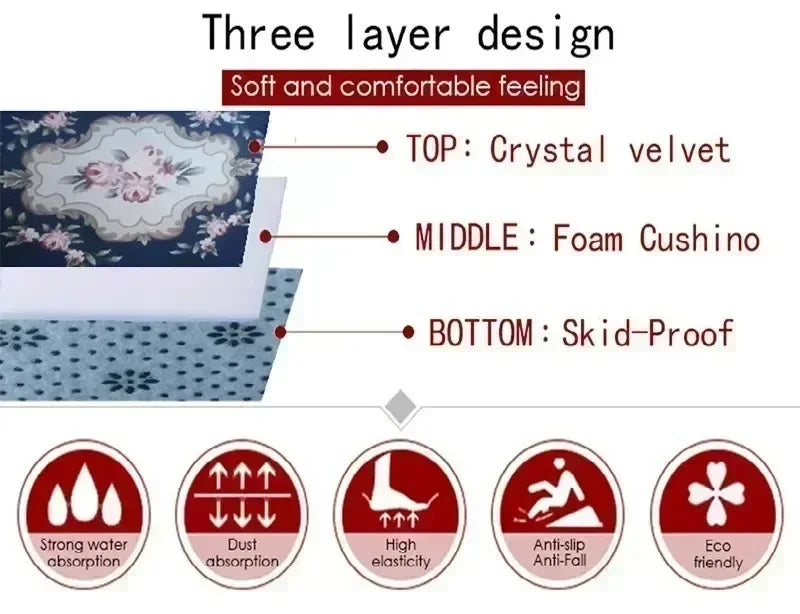 سجادة لعب للأطفال على شكل حيوانات من ABC ورسوم كرتونية وتعليم مبكر، مناسبة لغرفة النوم وغرفة المعيشة والأريكة وسجادة باب ديكورية، غير قابلة للانزلاق