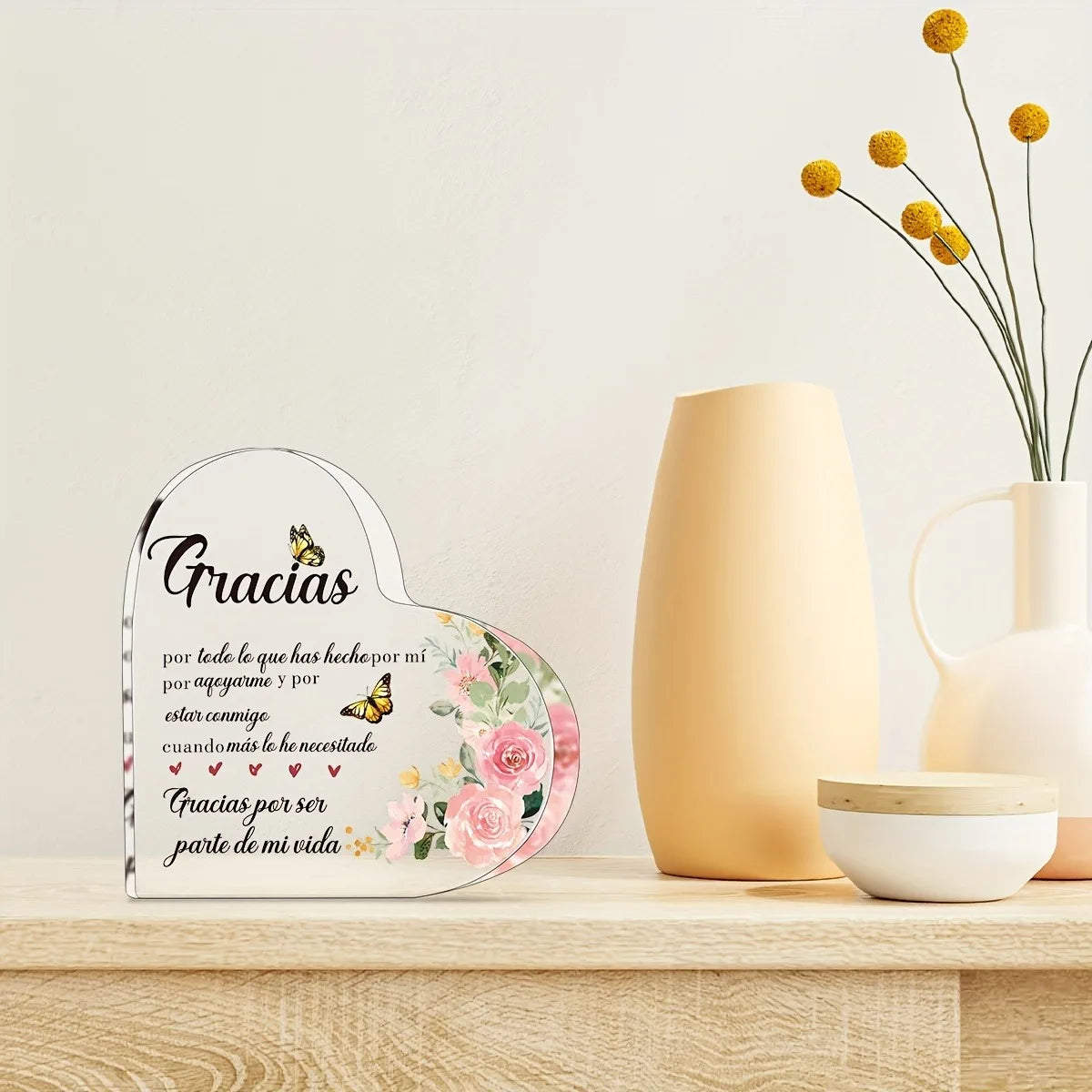 1 piece, acrylic decoration, a thank-you gift for men, a gift for friends, daughters, mothers, colleagues, and sisters