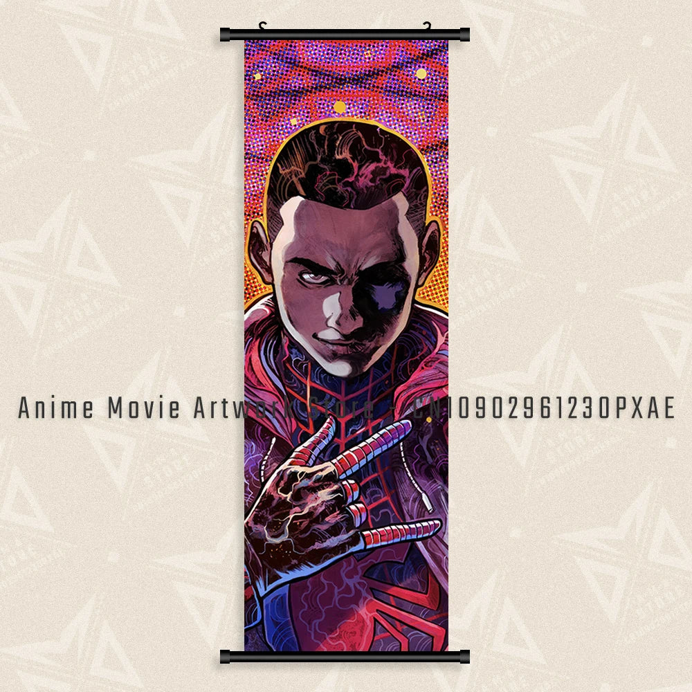 Marvel The Avengers Wall Art Scrolls Pictures Movie Characters Poster Hanging Painting Iron Man Canvas Print Home Decor Mural