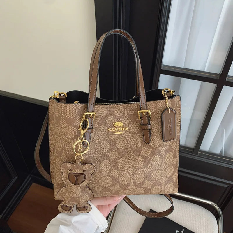 Designer New Luxury Fashion Handbag Women Casual Large Capacity Tote Bag Trendy Print Shoulder Crossbody Purse