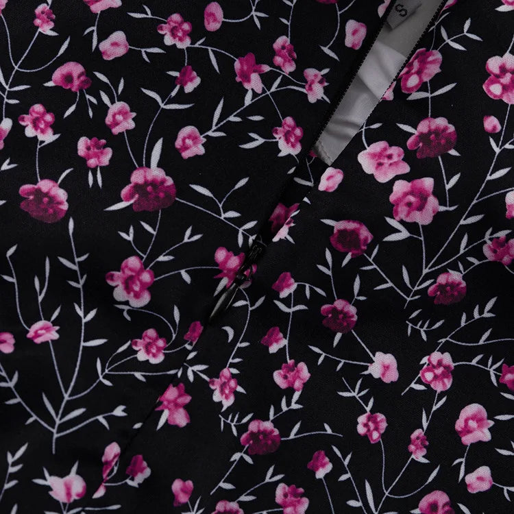 Tossy Ruffled Fashion Printed Mini Dress For Women V-Neck Patchwork Contrast Slim Long Sleeve Party Dress Female Bodycon Dress