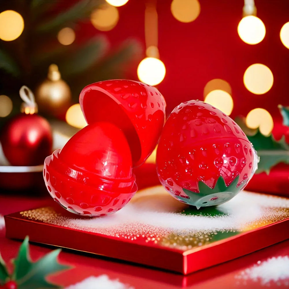 24Pcs Strawberry Peach Tomato Fruit Lip Balm Natural Formula Hydrating Repair Clear Lip Balm Moisturizing For Girls Lips Care