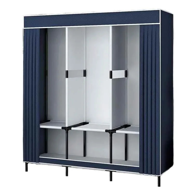 Armoire européenne, organisateur d'assemblage Simple, petite étagère de garde-robe, boîte de rangement en plastique pour enfants, placard de chambre à coucher, rangement Portable