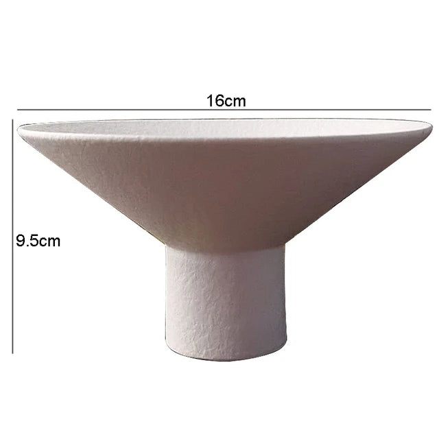 Ceramics Dinner Plate Tall Pasta Plates Salad Bowls Soup Basins Restaurant Home High Feet Tableware Snack Dessert Trays