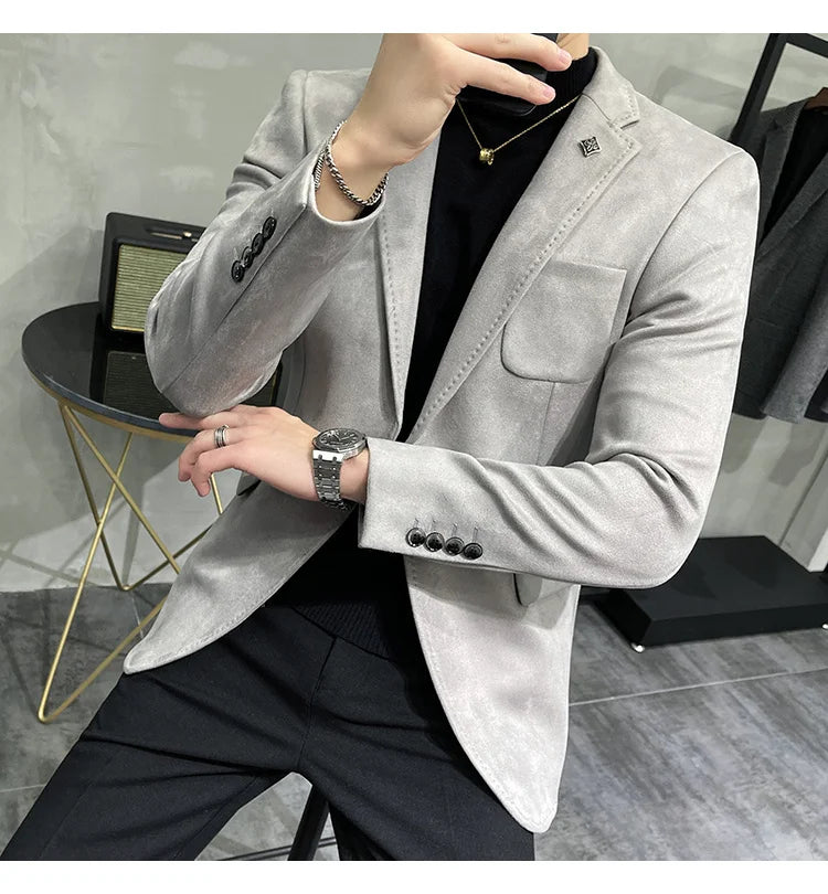 Veste blazer Cuir de daim