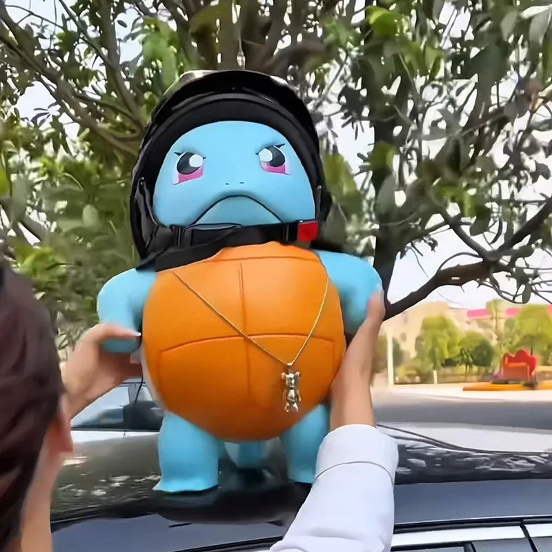 New Popular Toys Anime Will Spray Water Jenny Car Accessories Spray Water Big Size Proud And Cute Model Toys Car Squirtle Orname