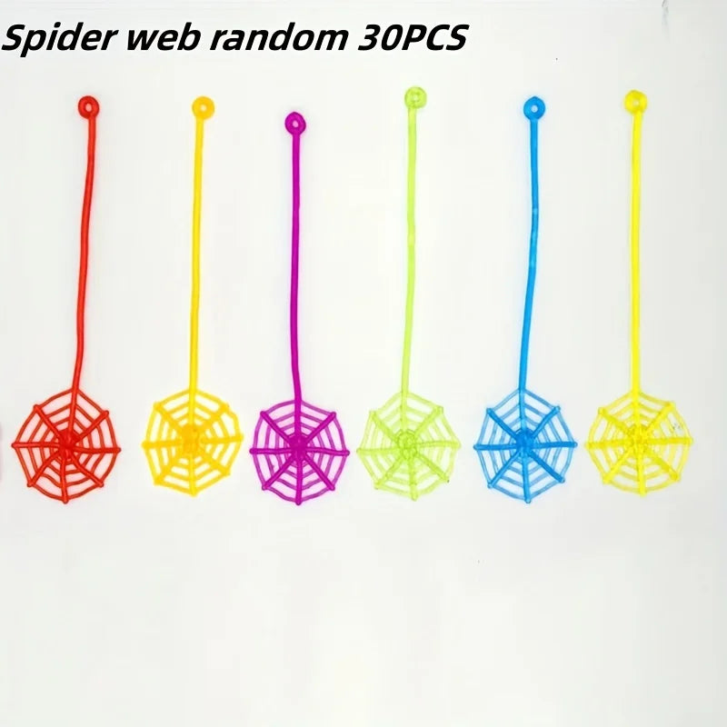 Funny Sticky Spider Web Toy  Favor Sticky Hands Toys Birthday Party Halloween Carnival Party Supplies Gift