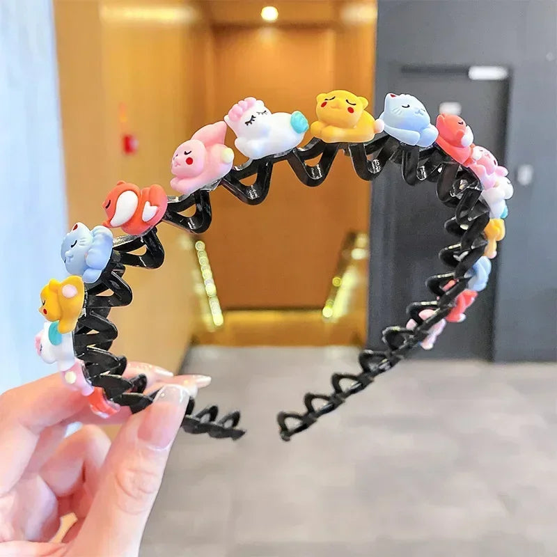Accessoires pour cheveux pour filles Cravates Bandeaux Bandeaux Scrunchie Bandana Fashion Haarband Korean Tiara Cheveux Fille Kids Cute
