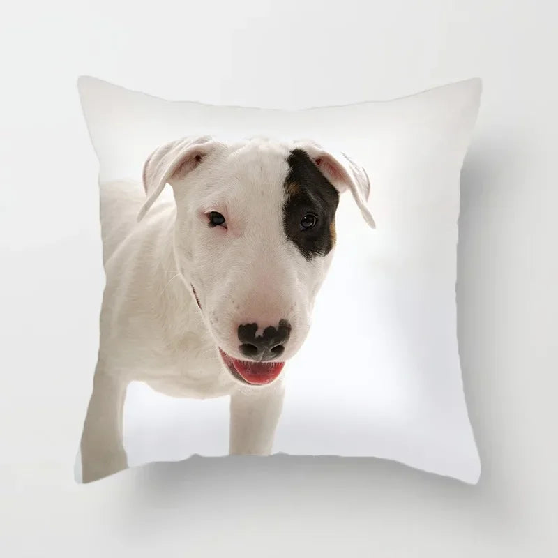 Golden Retriever Pet Dog Pattern Printed Pillow Cover Fashionable Luxury Home Decoration Office Seat Cushion Cover