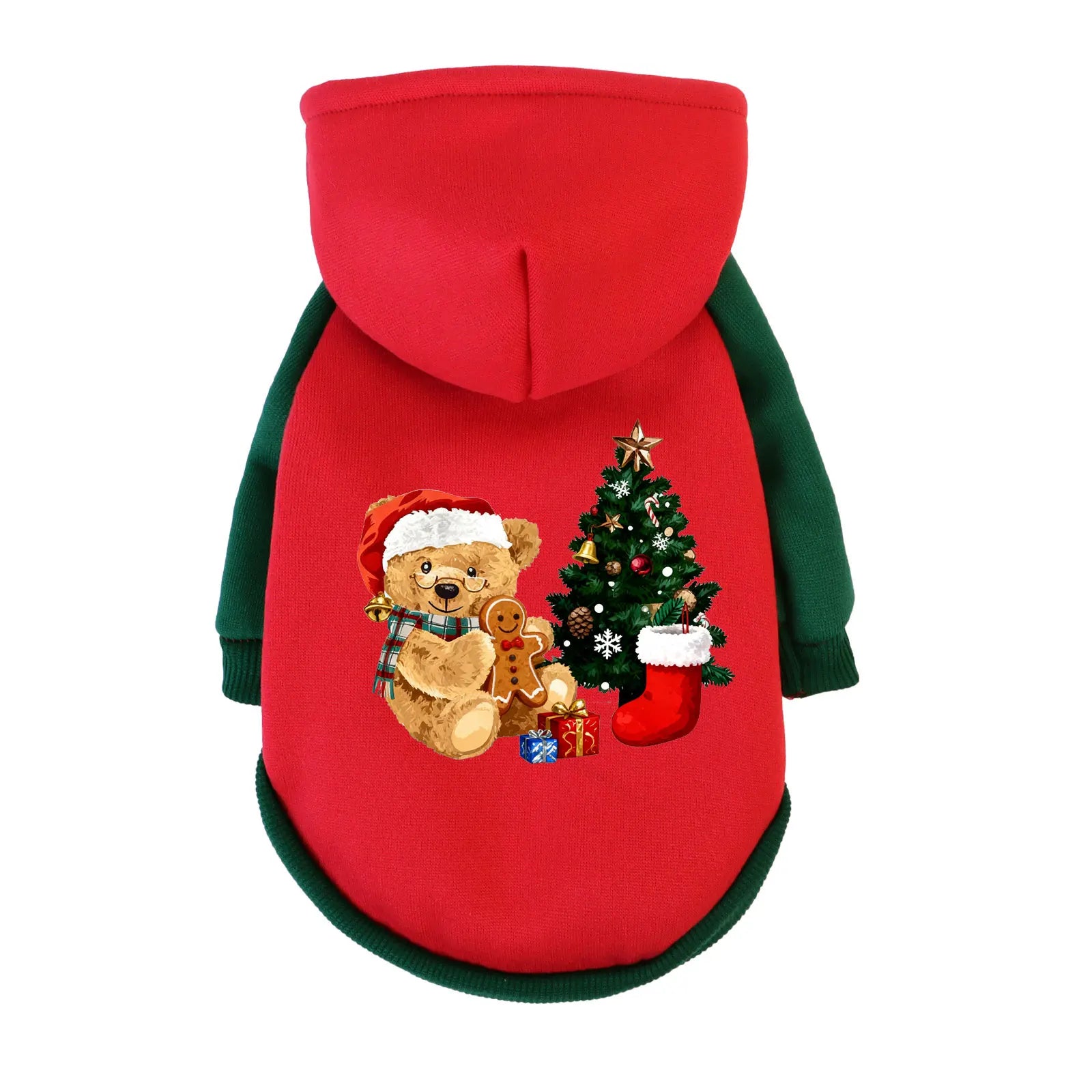 XS-3XL Pet Christmas Clothing, Cat & Dog Winter Warmth  Sweatshirt For Celebrating Christmas Party