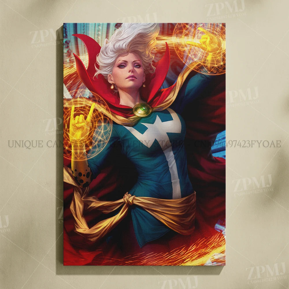 Marvel Comics Female Characters Canvas Pictures Home Decoration Paintings Poster HD Prints Wall Art The Avengers Room Frameless