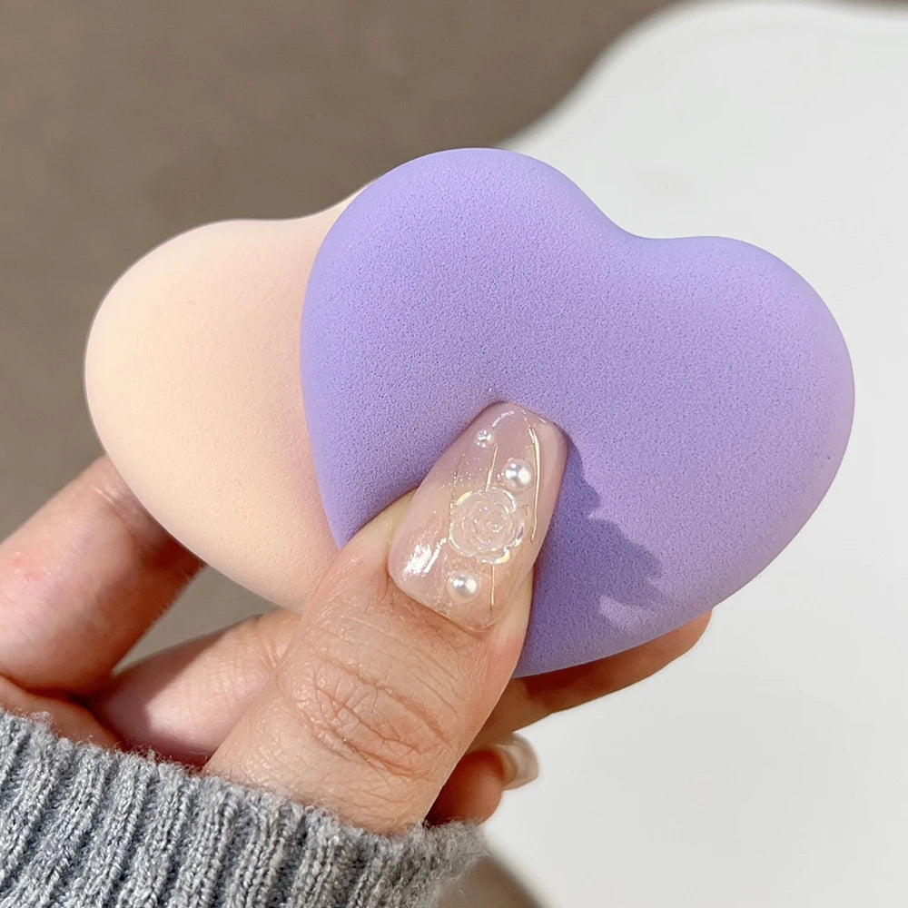 Coton doux Cosmétique Puff Sec Humide Utilisation Maquillage Éponge Coussin Puff pour Fond de teint Correcteur Poudre Maquillage Éponge Outils de beauté