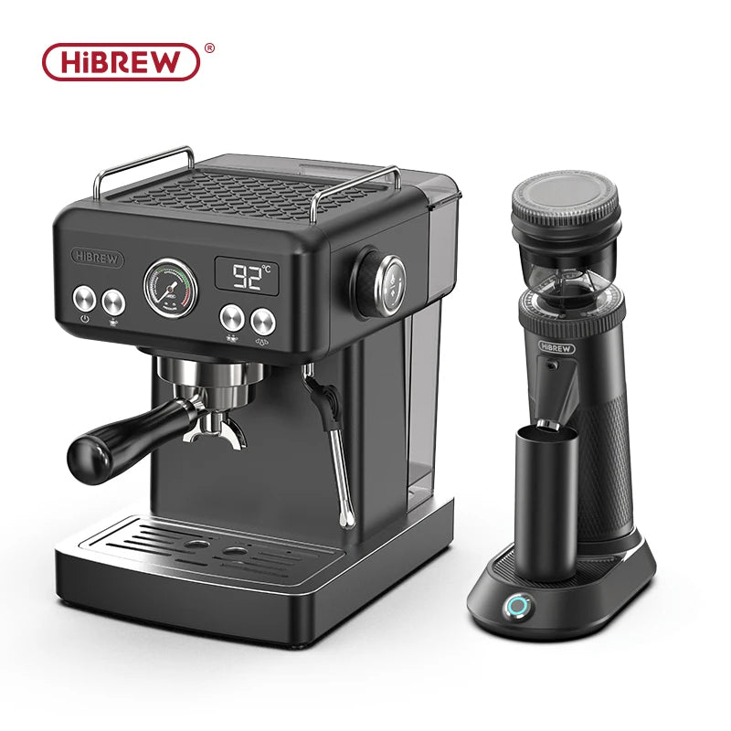 HiBREW G5 48mm Conical Burr Electric Coffee Grinder Compact Portable Coffee Bean Mill Kitchen for Espresso Turkish Coffee
