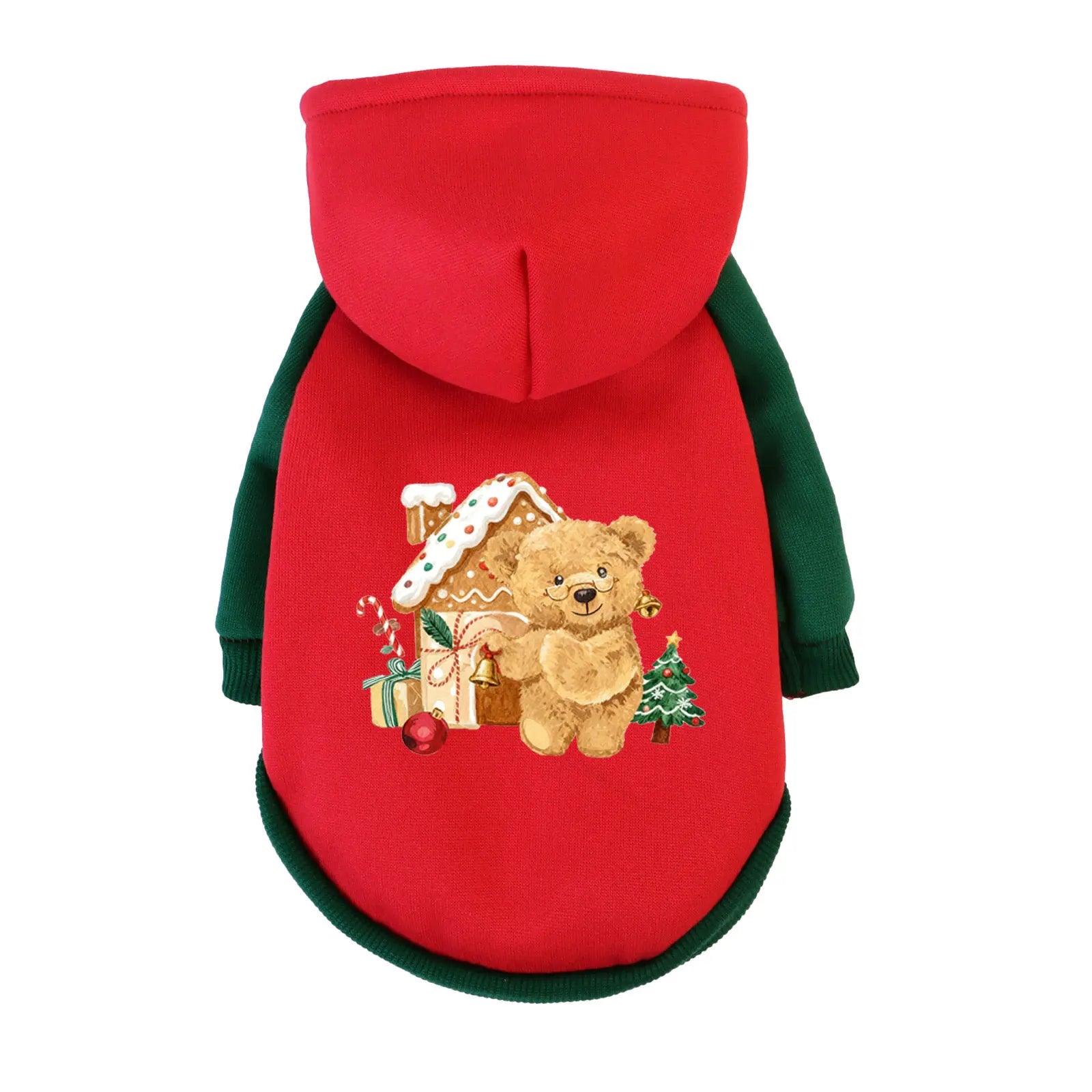 XS-3XL Pet Christmas Clothing, Cat & Dog Winter Warmth  Sweatshirt For Celebrating Christmas Party